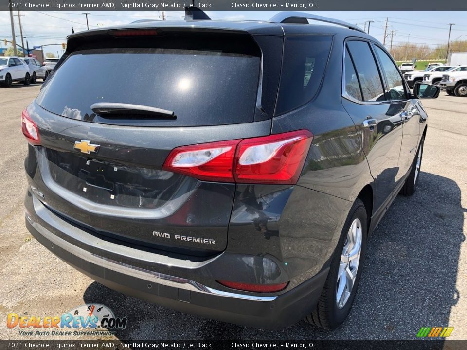 2021 Chevrolet Equinox Premier AWD Nightfall Gray Metallic / Jet Black Photo #3