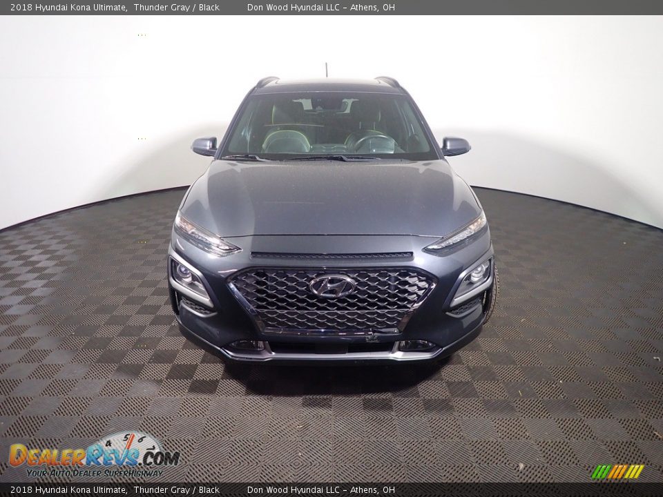 2018 Hyundai Kona Ultimate Thunder Gray / Black Photo #8