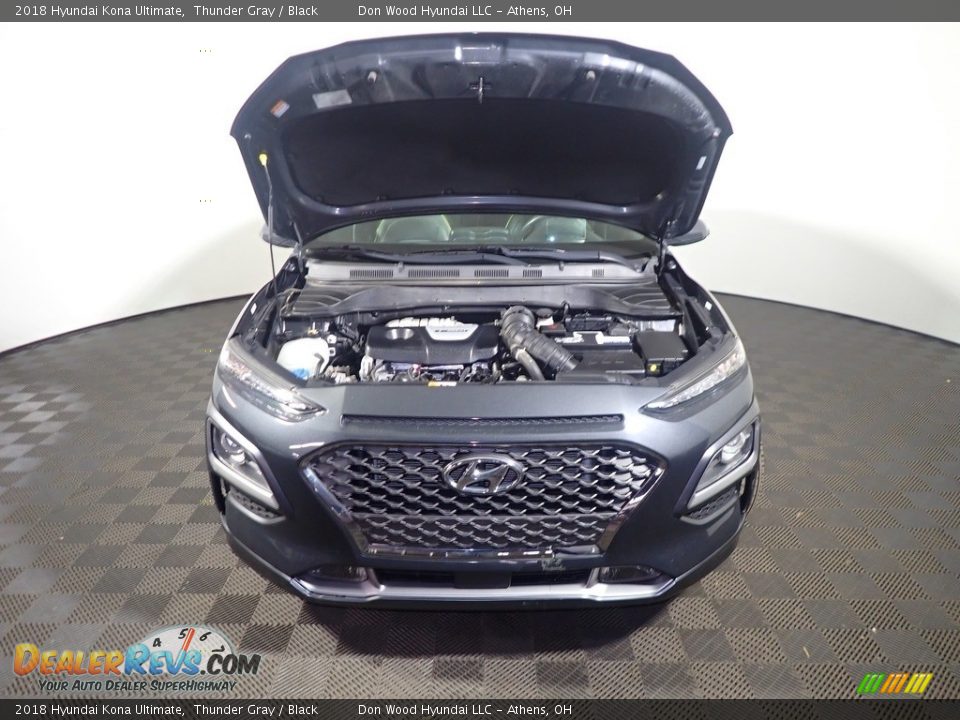 2018 Hyundai Kona Ultimate Thunder Gray / Black Photo #9