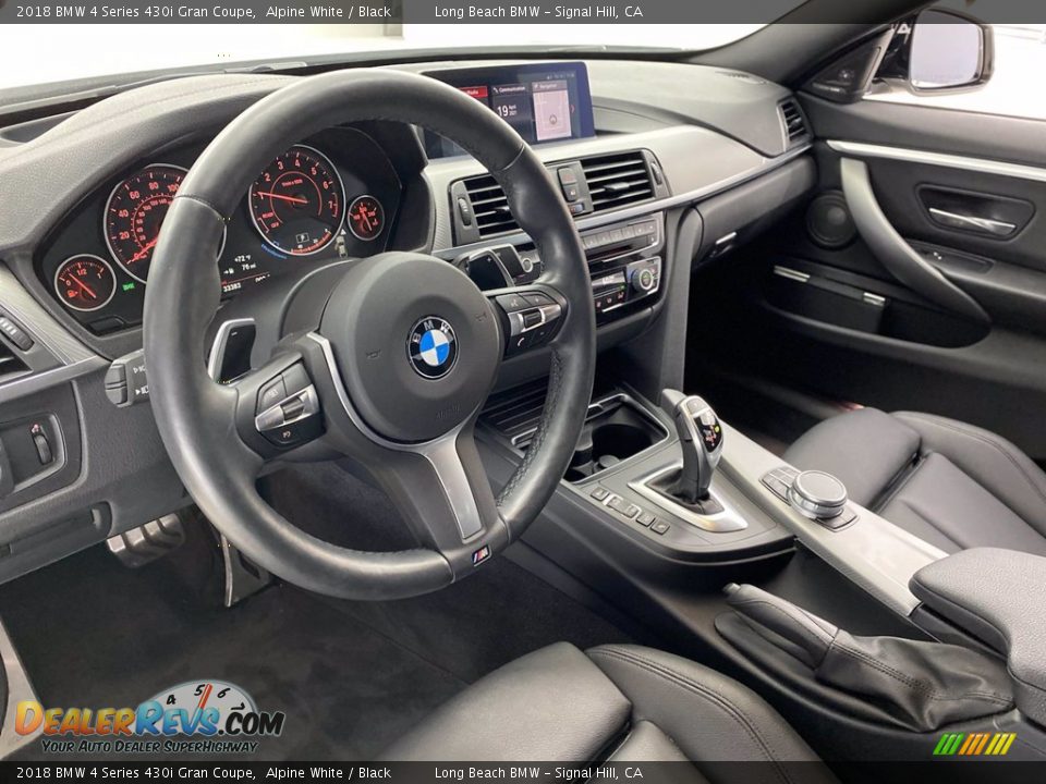 2018 BMW 4 Series 430i Gran Coupe Alpine White / Black Photo #16