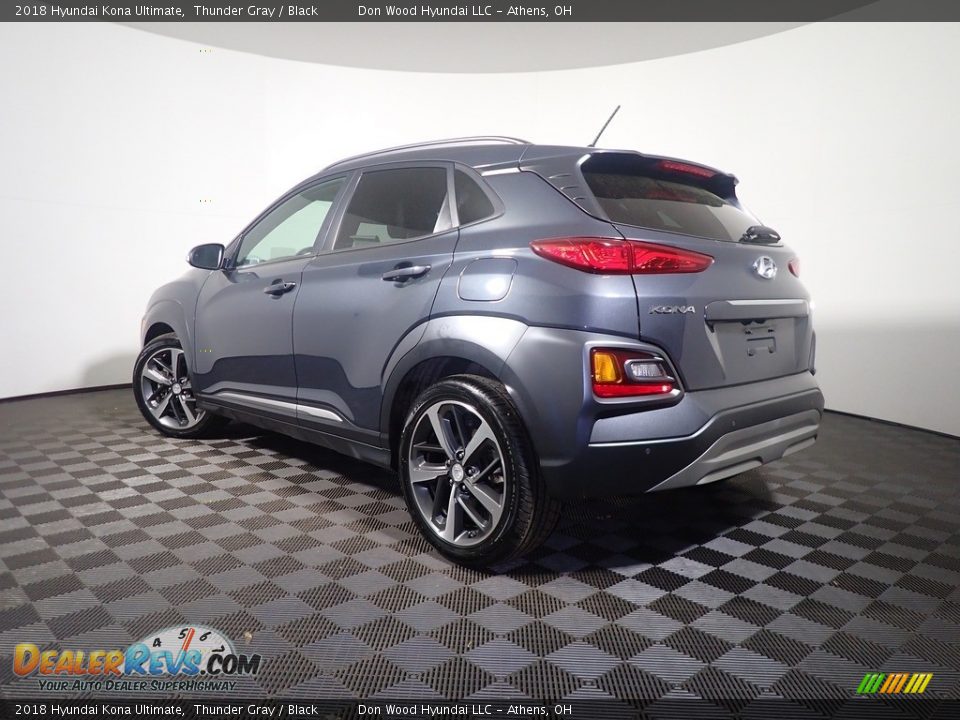 2018 Hyundai Kona Ultimate Thunder Gray / Black Photo #14