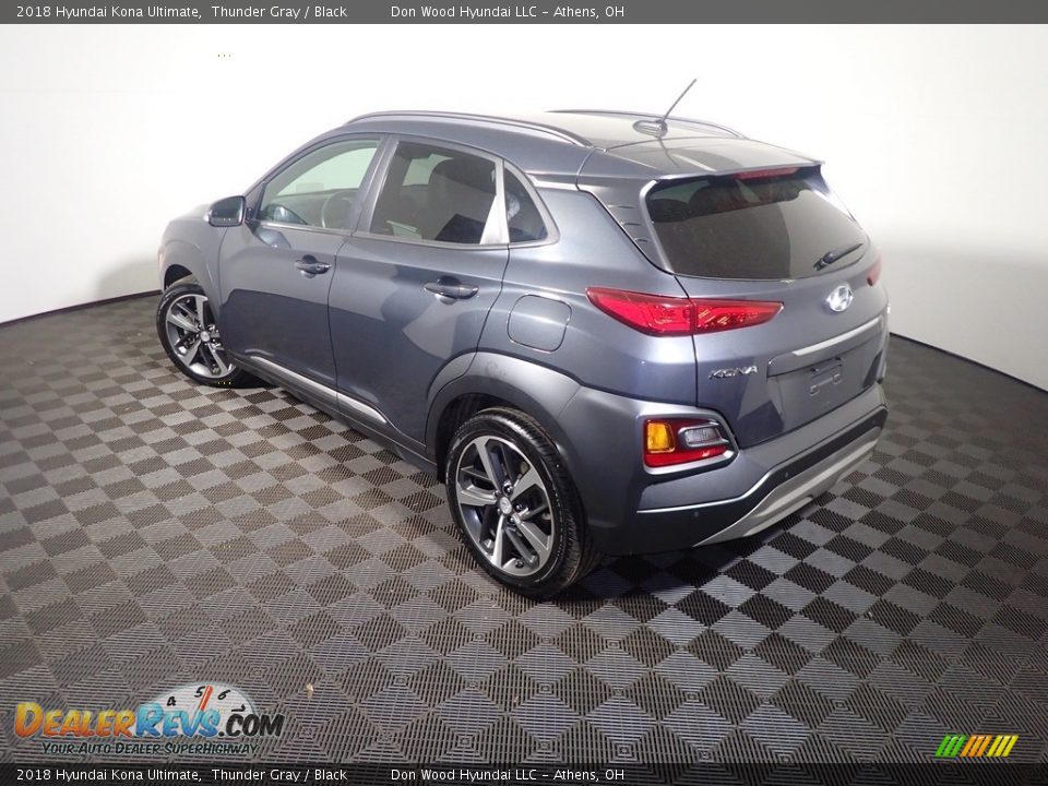 2018 Hyundai Kona Ultimate Thunder Gray / Black Photo #15