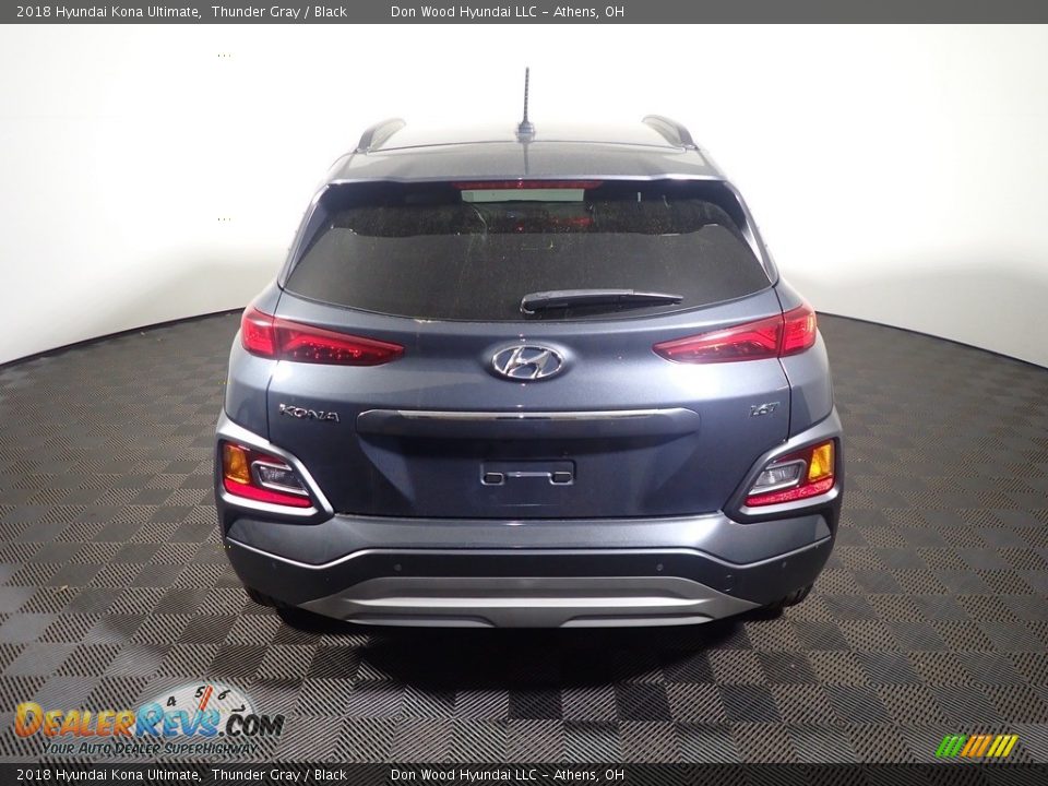 2018 Hyundai Kona Ultimate Thunder Gray / Black Photo #16