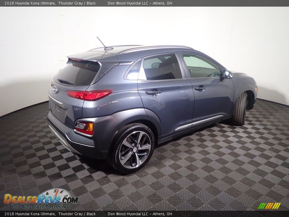 2018 Hyundai Kona Ultimate Thunder Gray / Black Photo #20