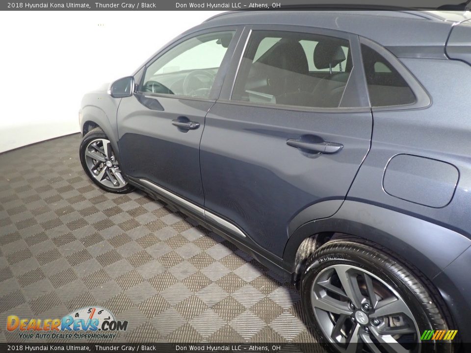 2018 Hyundai Kona Ultimate Thunder Gray / Black Photo #21