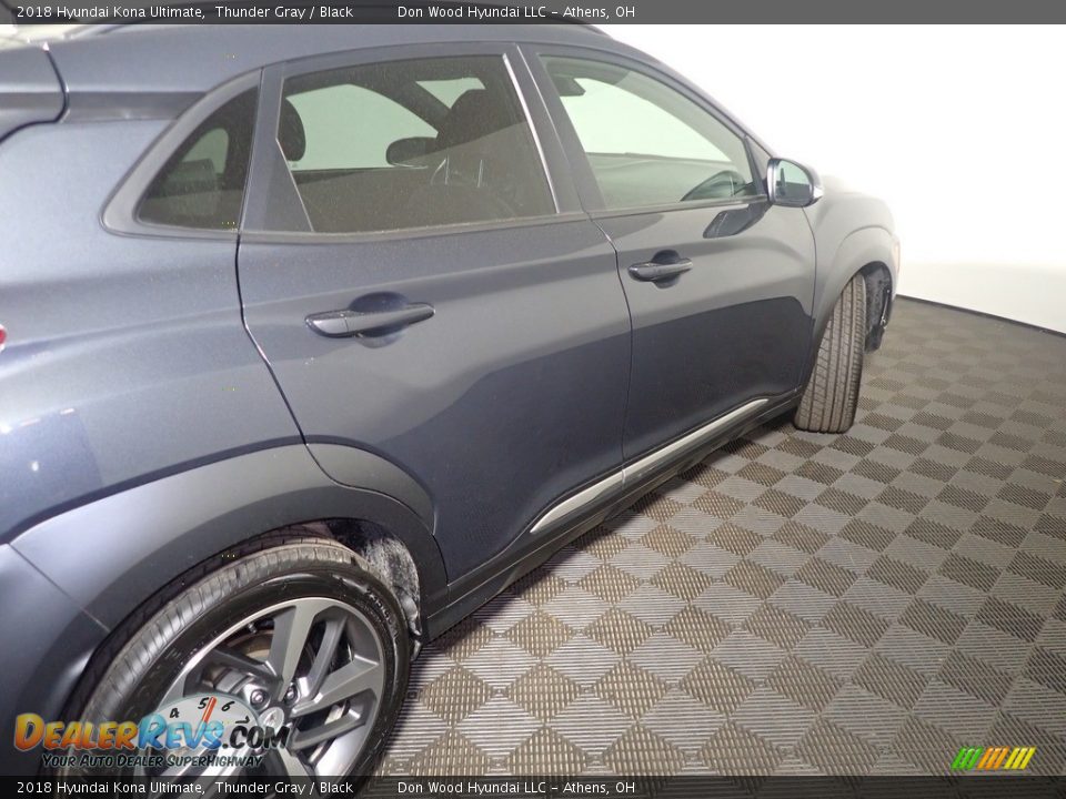 2018 Hyundai Kona Ultimate Thunder Gray / Black Photo #22