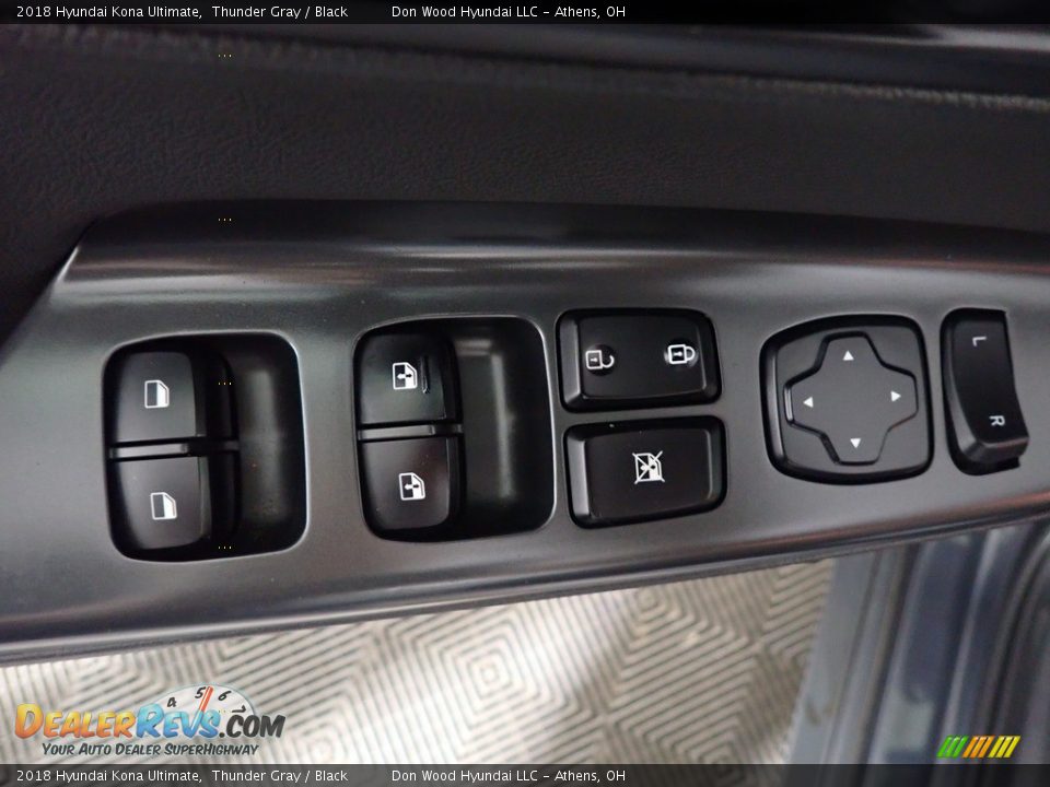 2018 Hyundai Kona Ultimate Thunder Gray / Black Photo #24