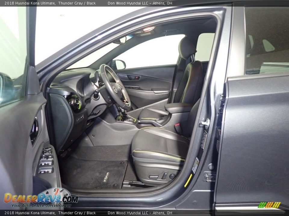 2018 Hyundai Kona Ultimate Thunder Gray / Black Photo #25