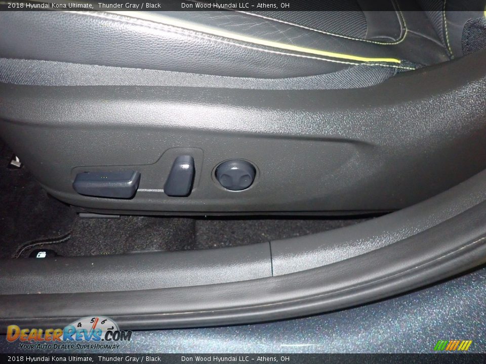 2018 Hyundai Kona Ultimate Thunder Gray / Black Photo #26