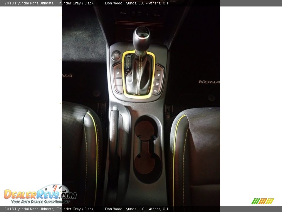 2018 Hyundai Kona Ultimate Thunder Gray / Black Photo #35