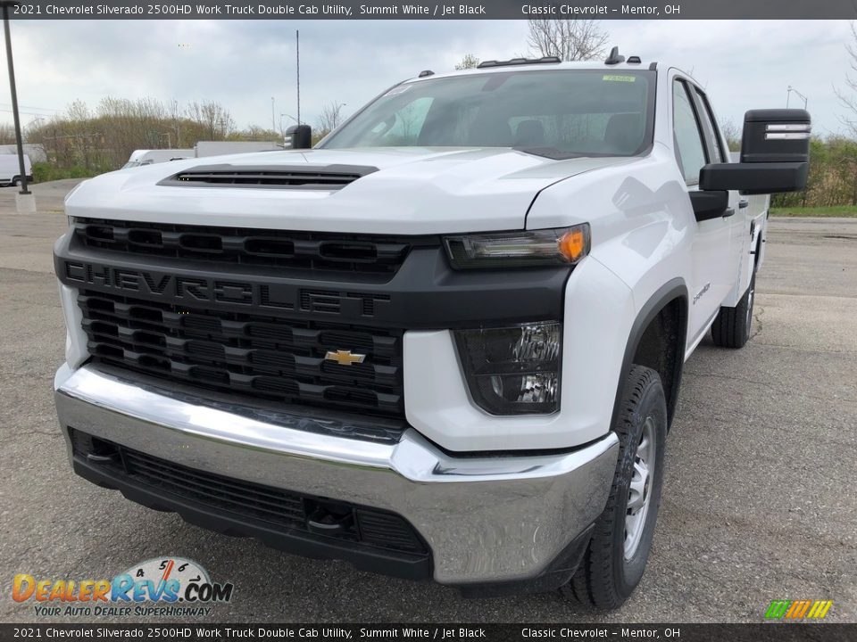 2021 Chevrolet Silverado 2500HD Work Truck Double Cab Utility Summit White / Jet Black Photo #1