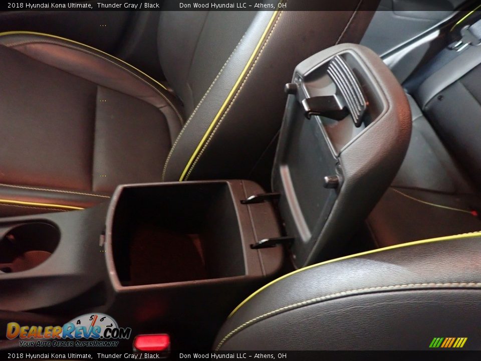 2018 Hyundai Kona Ultimate Thunder Gray / Black Photo #36