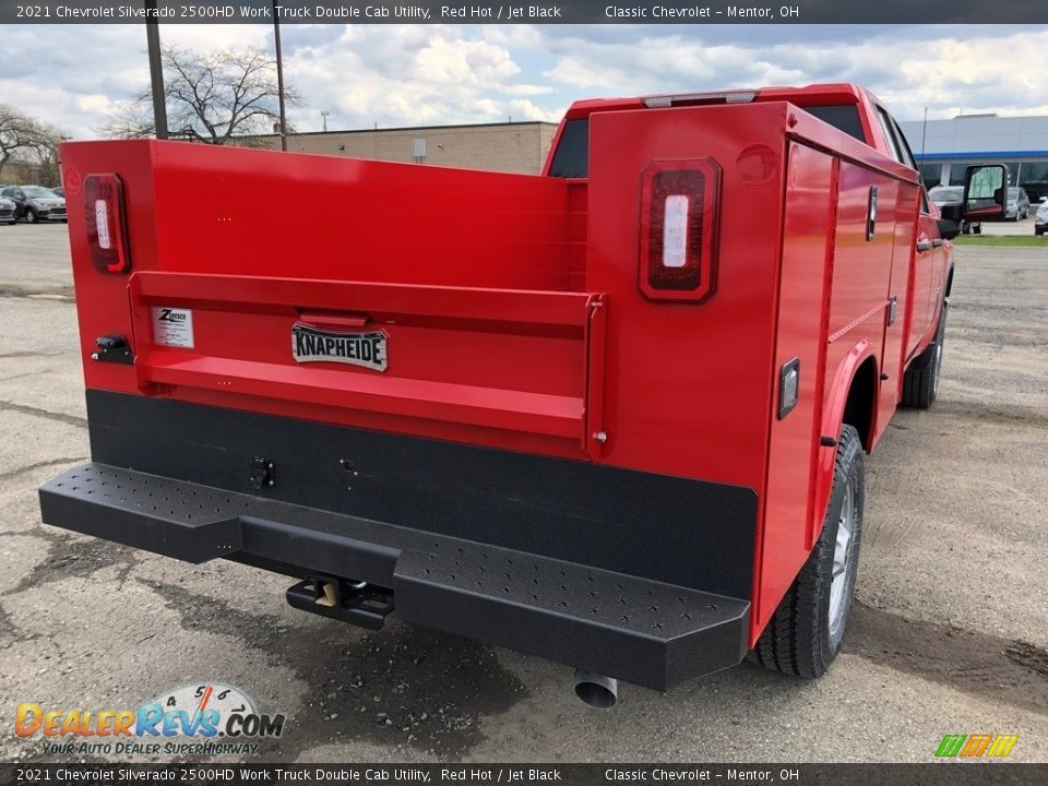 2021 Chevrolet Silverado 2500HD Work Truck Double Cab Utility Red Hot / Jet Black Photo #3