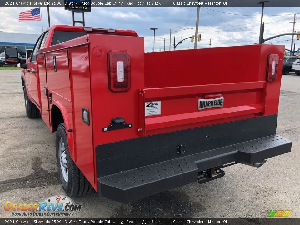 2021 Chevrolet Silverado 2500HD Work Truck Double Cab Utility Red Hot / Jet Black Photo #4