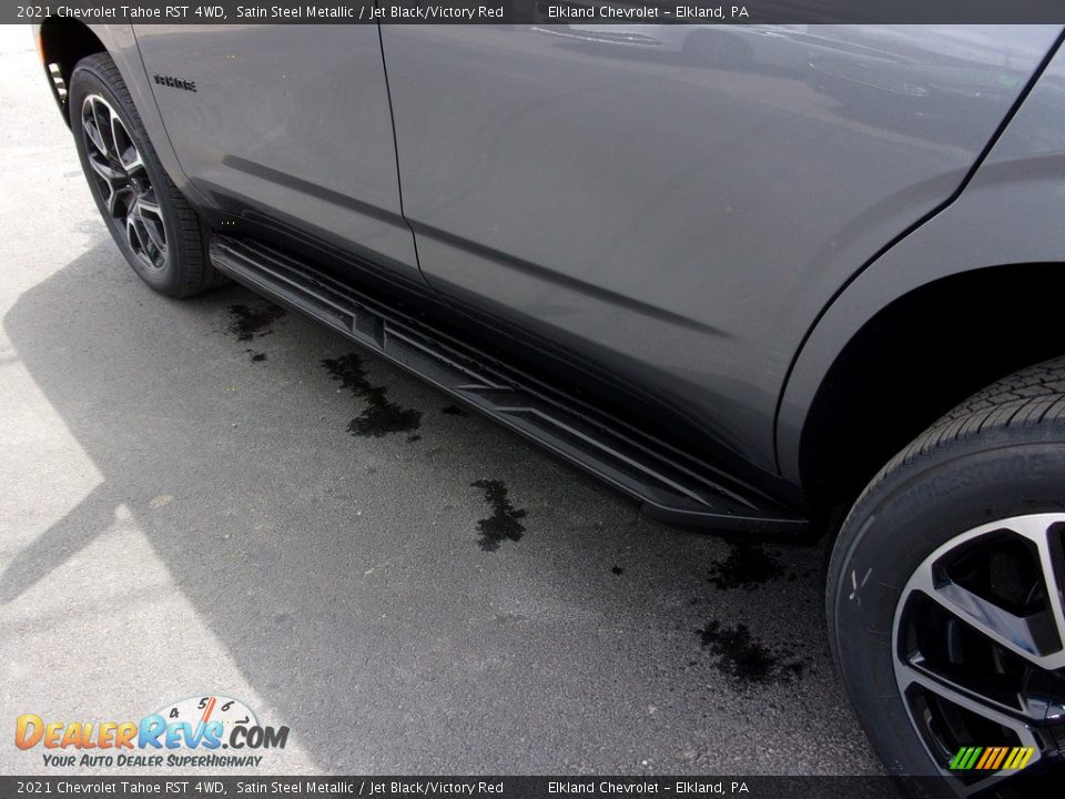 2021 Chevrolet Tahoe RST 4WD Satin Steel Metallic / Jet Black/Victory Red Photo #11