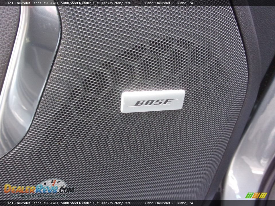 2021 Chevrolet Tahoe RST 4WD Satin Steel Metallic / Jet Black/Victory Red Photo #17