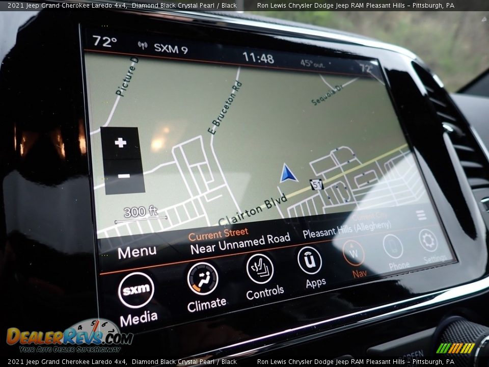 Navigation of 2021 Jeep Grand Cherokee Laredo 4x4 Photo #18