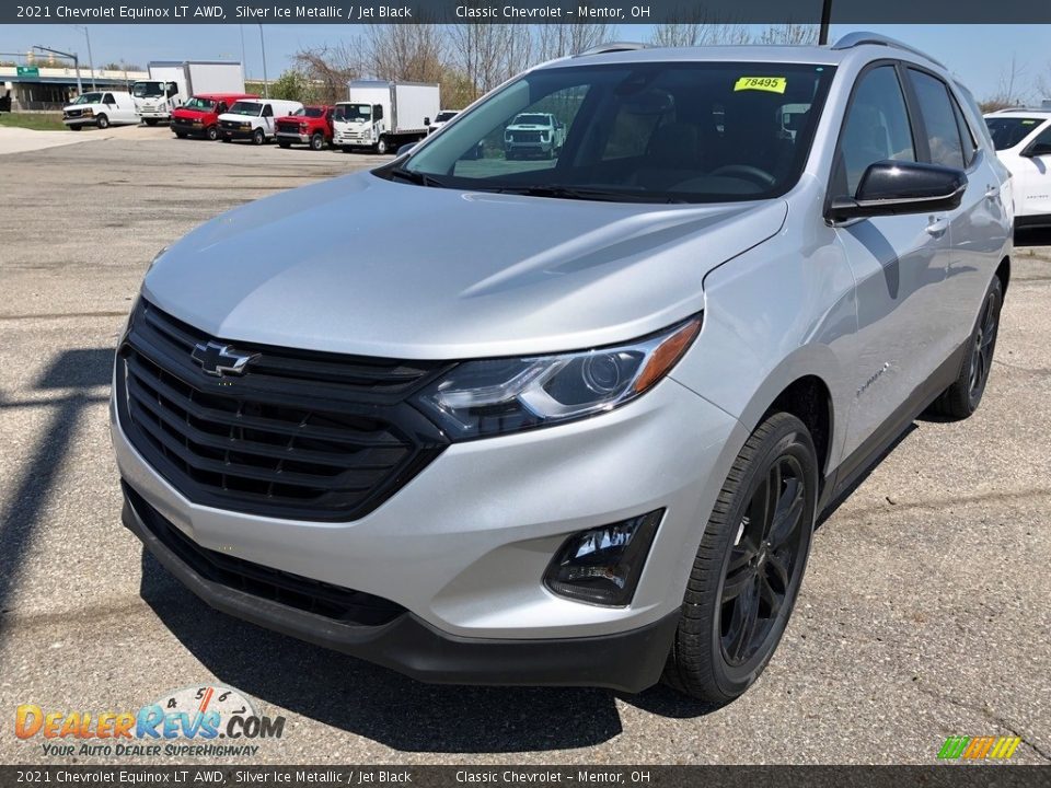 2021 Chevrolet Equinox LT AWD Silver Ice Metallic / Jet Black Photo #1