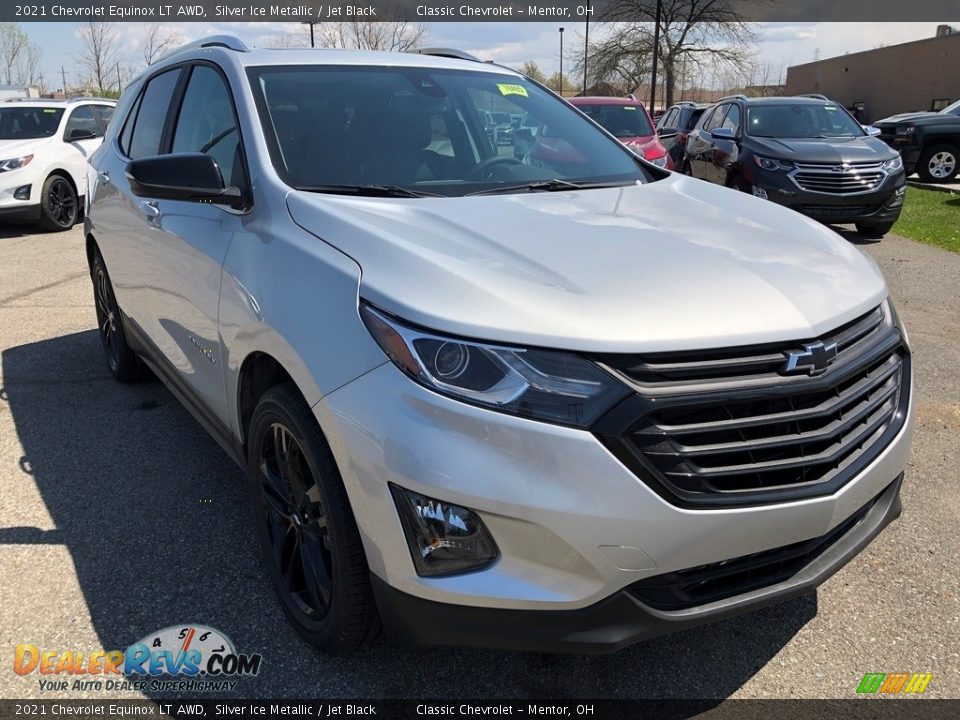 2021 Chevrolet Equinox LT AWD Silver Ice Metallic / Jet Black Photo #2