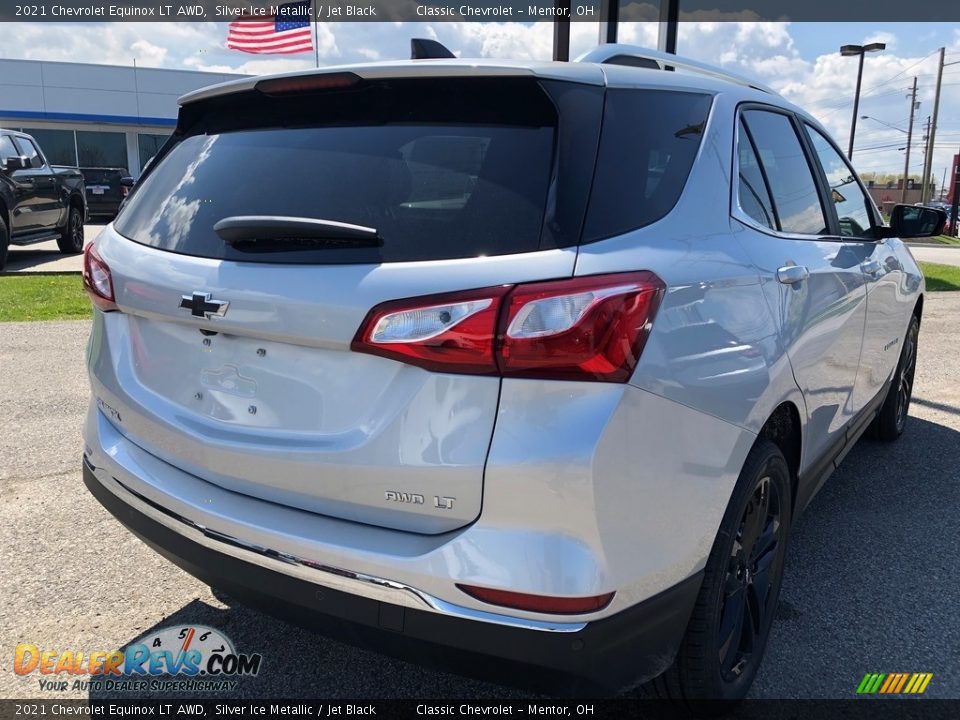 2021 Chevrolet Equinox LT AWD Silver Ice Metallic / Jet Black Photo #3