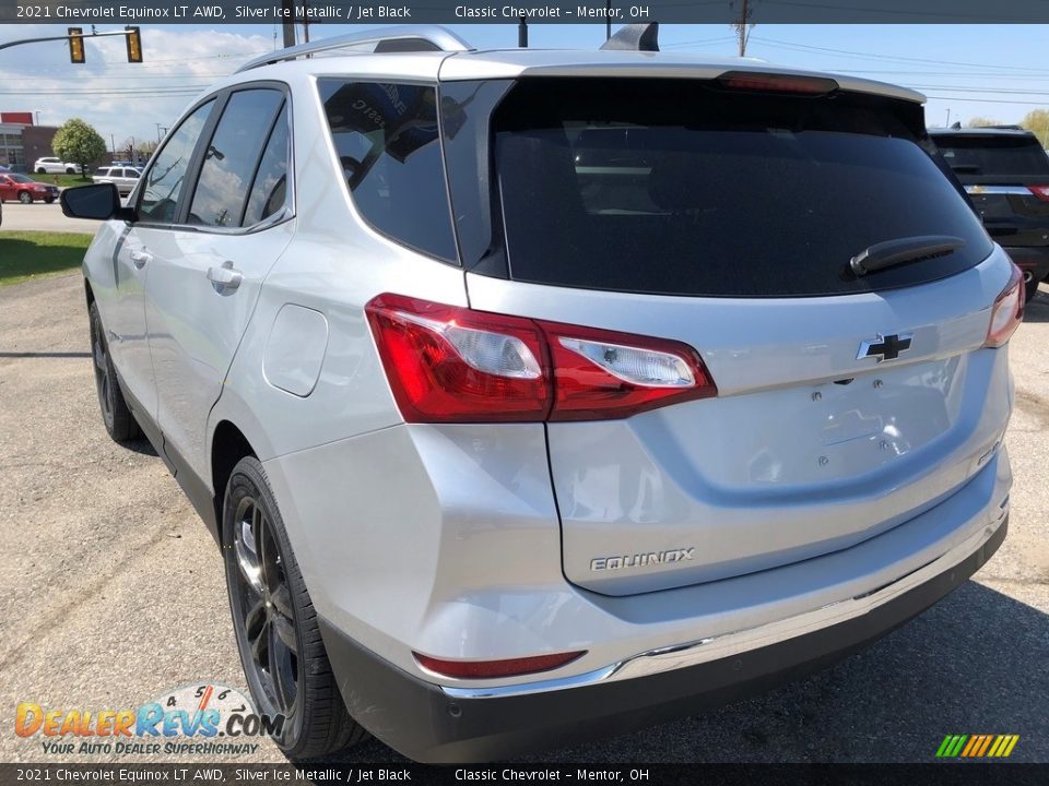 2021 Chevrolet Equinox LT AWD Silver Ice Metallic / Jet Black Photo #4