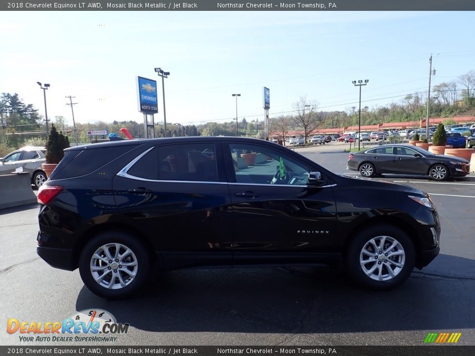 2018 Chevrolet Equinox LT AWD Mosaic Black Metallic / Jet Black Photo #10