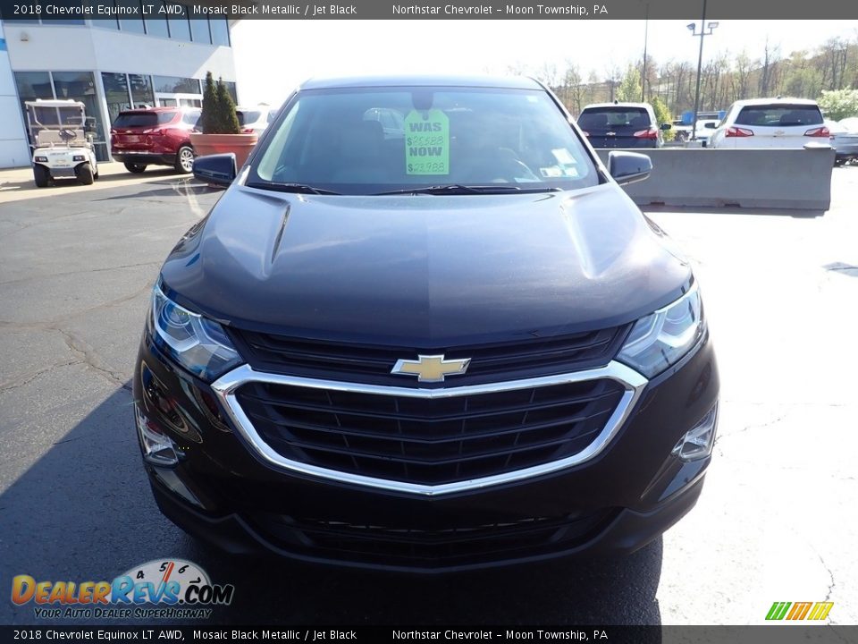 2018 Chevrolet Equinox LT AWD Mosaic Black Metallic / Jet Black Photo #13