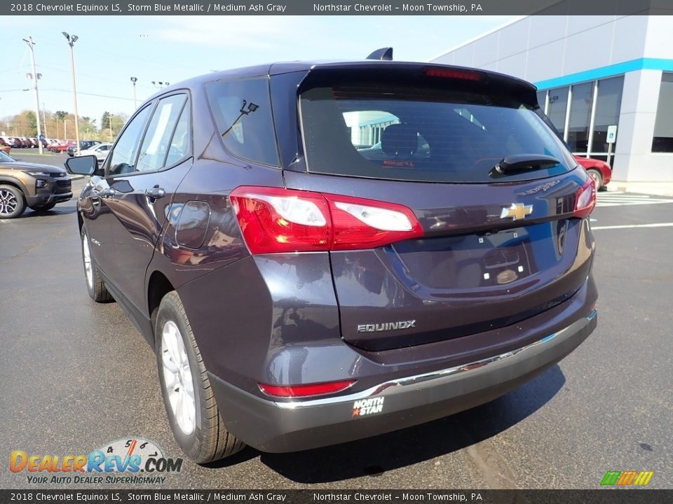 2018 Chevrolet Equinox LS Storm Blue Metallic / Medium Ash Gray Photo #5