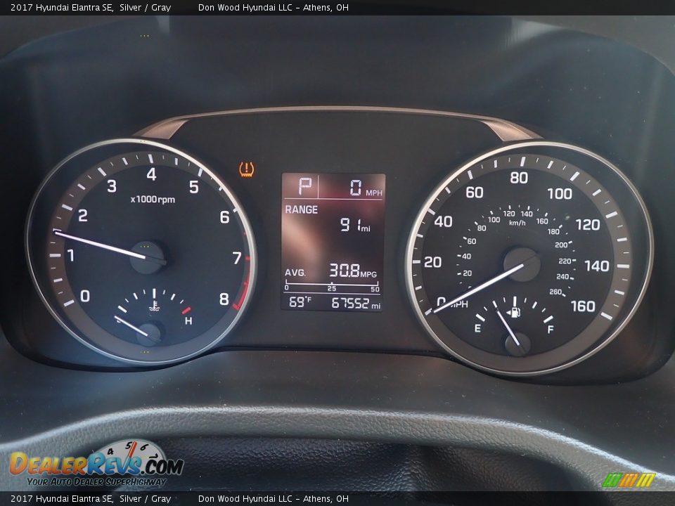 2017 Hyundai Elantra SE Silver / Gray Photo #27