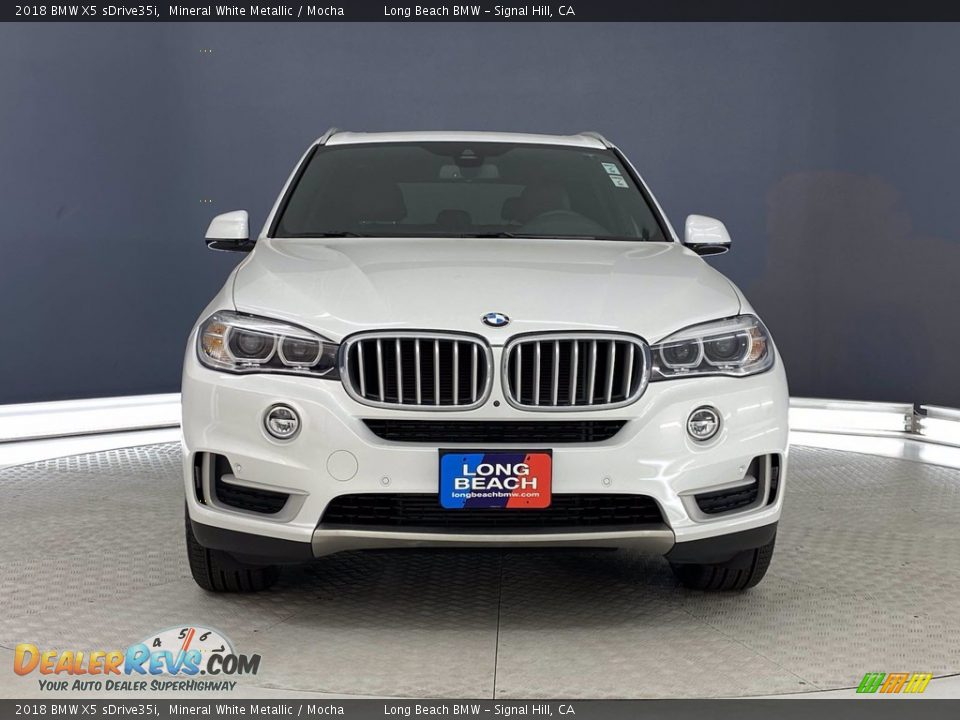 2018 BMW X5 sDrive35i Mineral White Metallic / Mocha Photo #2