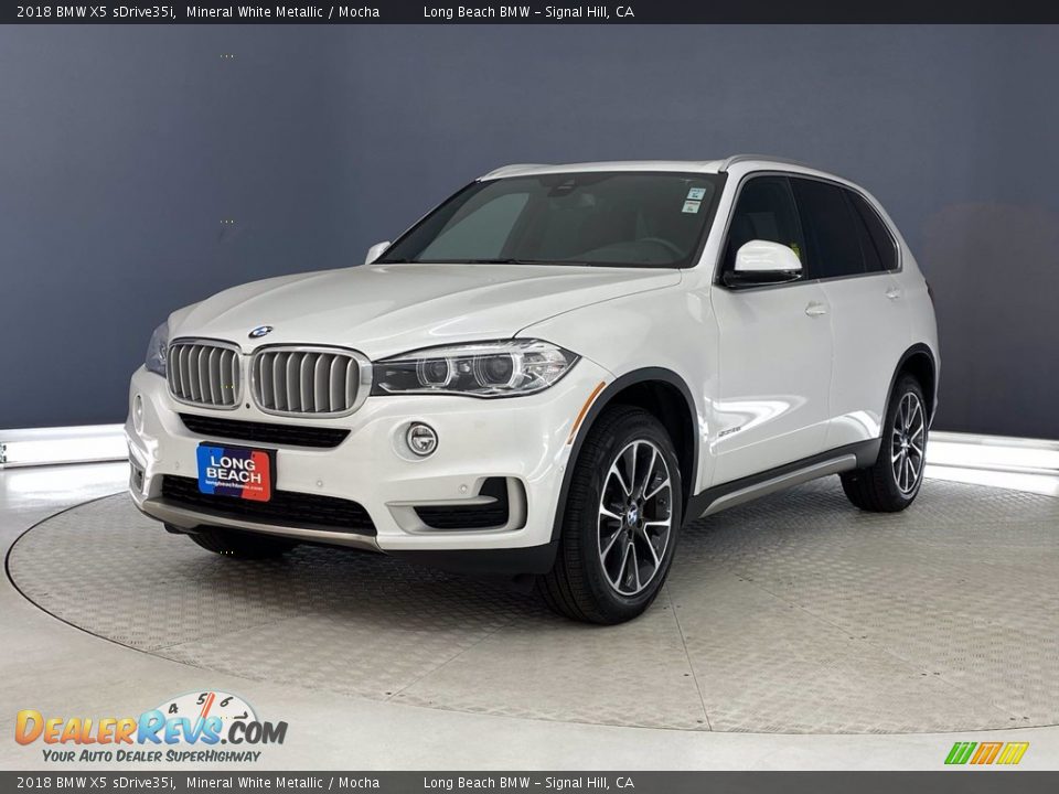 2018 BMW X5 sDrive35i Mineral White Metallic / Mocha Photo #3