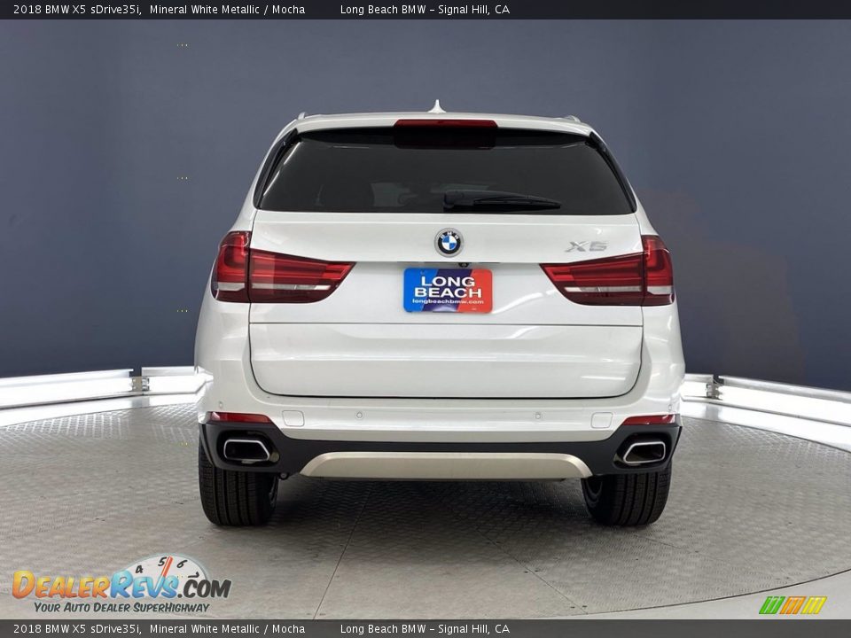 2018 BMW X5 sDrive35i Mineral White Metallic / Mocha Photo #4