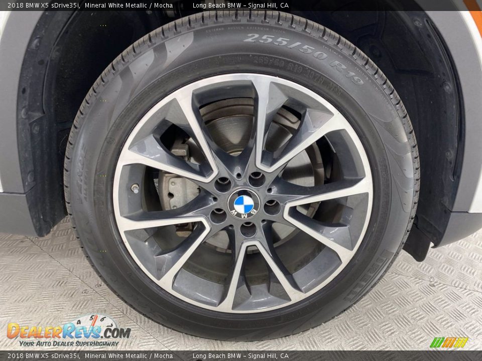2018 BMW X5 sDrive35i Mineral White Metallic / Mocha Photo #6