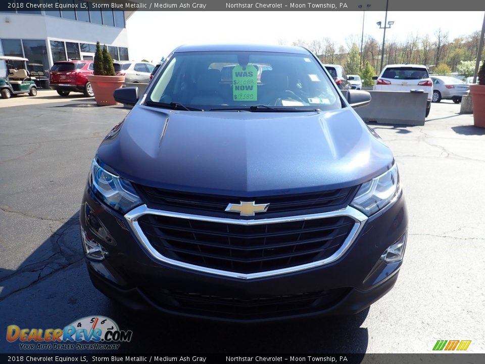 2018 Chevrolet Equinox LS Storm Blue Metallic / Medium Ash Gray Photo #13