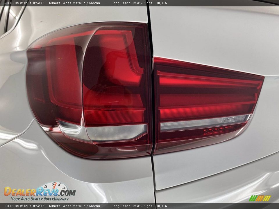 2018 BMW X5 sDrive35i Mineral White Metallic / Mocha Photo #9