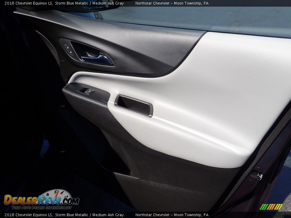 2018 Chevrolet Equinox LS Storm Blue Metallic / Medium Ash Gray Photo #17