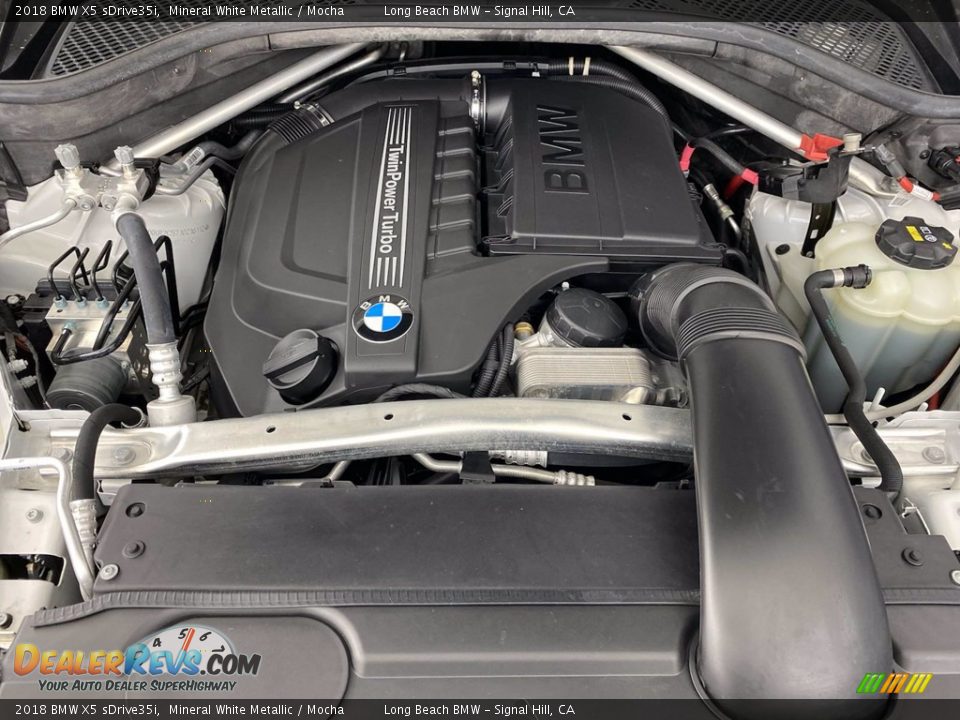 2018 BMW X5 sDrive35i Mineral White Metallic / Mocha Photo #12