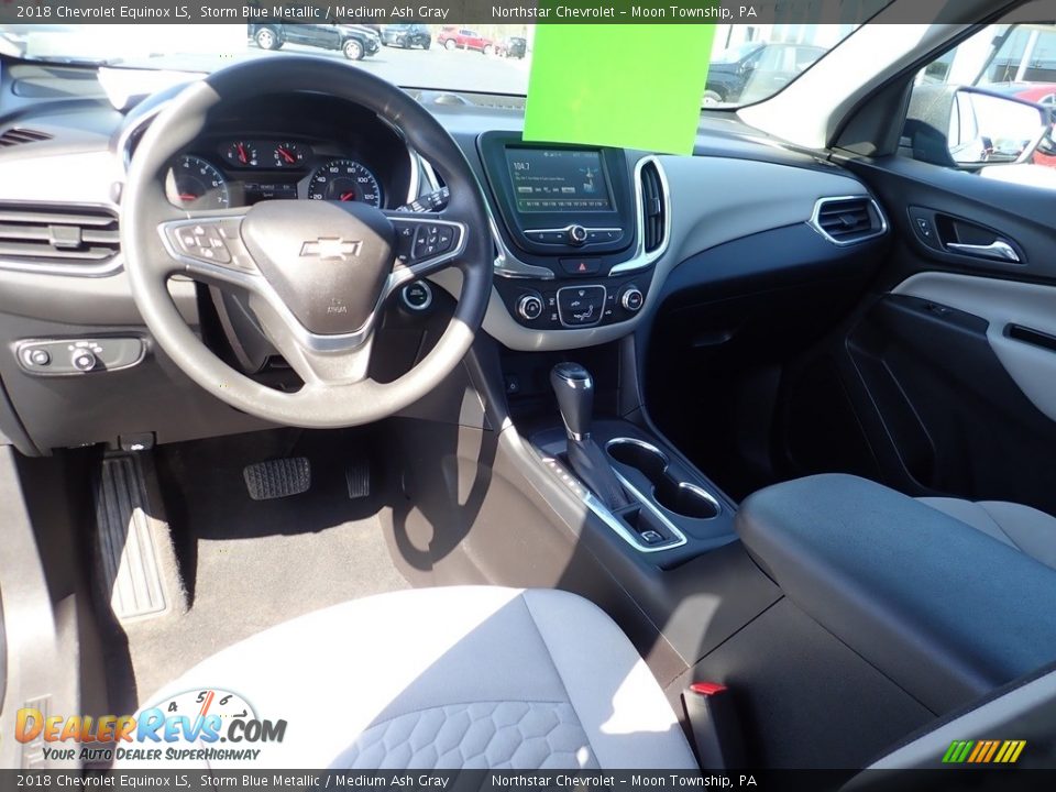 2018 Chevrolet Equinox LS Storm Blue Metallic / Medium Ash Gray Photo #22