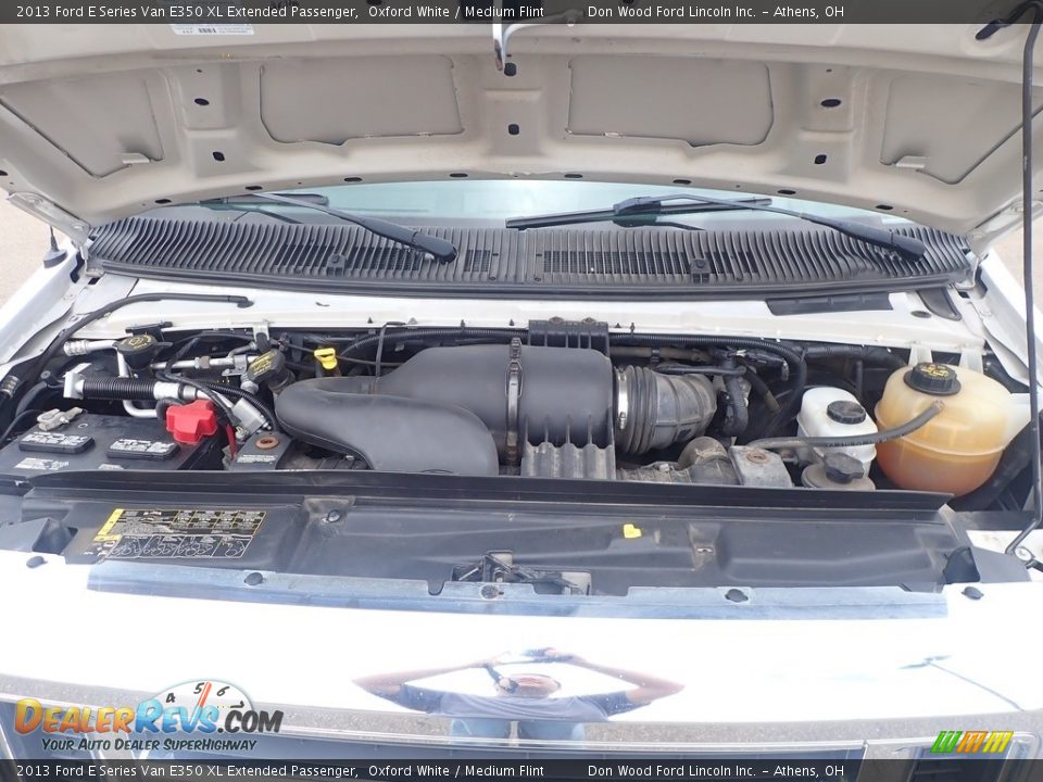 2013 Ford E Series Van E350 XL Extended Passenger Oxford White / Medium Flint Photo #6