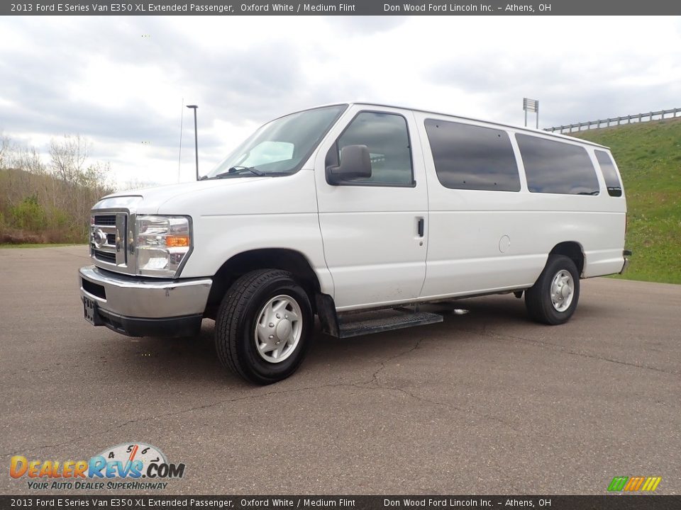 2013 Ford E Series Van E350 XL Extended Passenger Oxford White / Medium Flint Photo #7