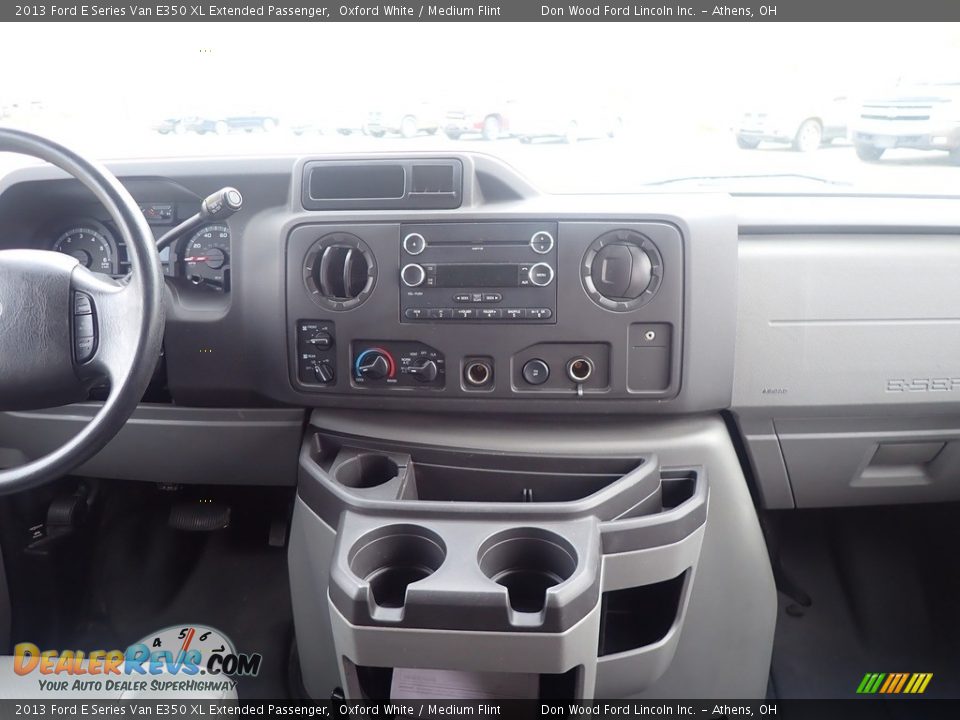2013 Ford E Series Van E350 XL Extended Passenger Oxford White / Medium Flint Photo #26
