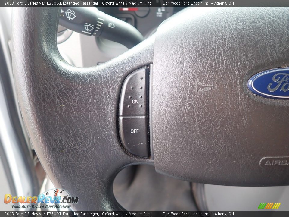 2013 Ford E Series Van E350 XL Extended Passenger Oxford White / Medium Flint Photo #29
