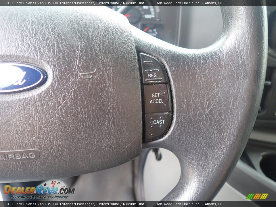 2013 Ford E Series Van E350 XL Extended Passenger Oxford White / Medium Flint Photo #30