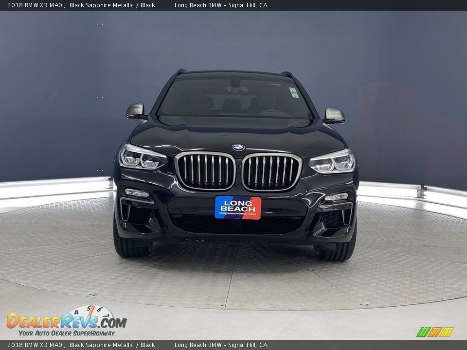 2018 BMW X3 M40i Black Sapphire Metallic / Black Photo #2