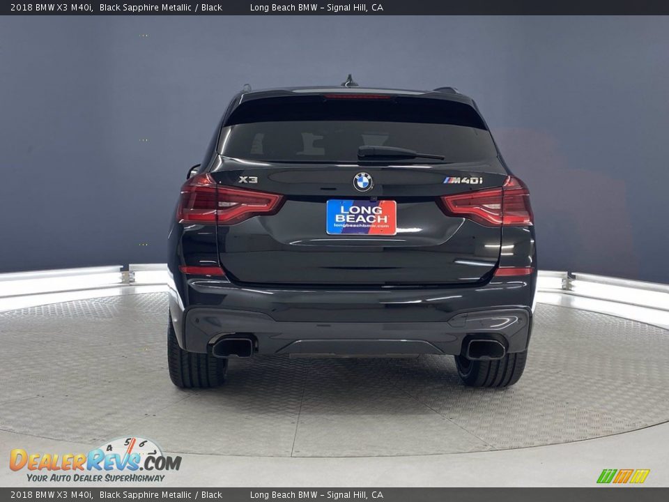 2018 BMW X3 M40i Black Sapphire Metallic / Black Photo #4