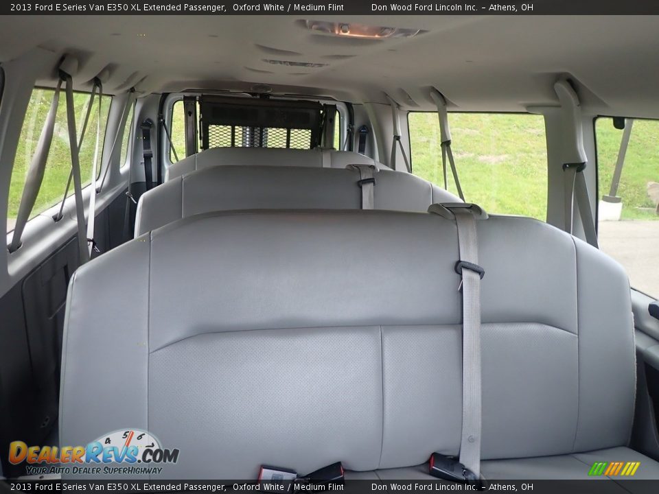2013 Ford E Series Van E350 XL Extended Passenger Oxford White / Medium Flint Photo #36