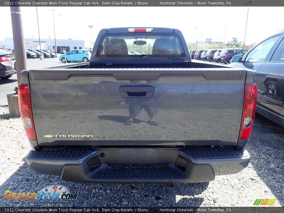 2012 Chevrolet Colorado Work Truck Regular Cab 4x4 Dark Gray Metallic / Ebony Photo #3