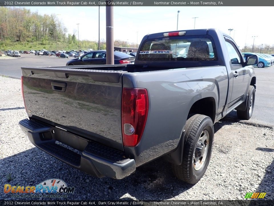 2012 Chevrolet Colorado Work Truck Regular Cab 4x4 Dark Gray Metallic / Ebony Photo #4