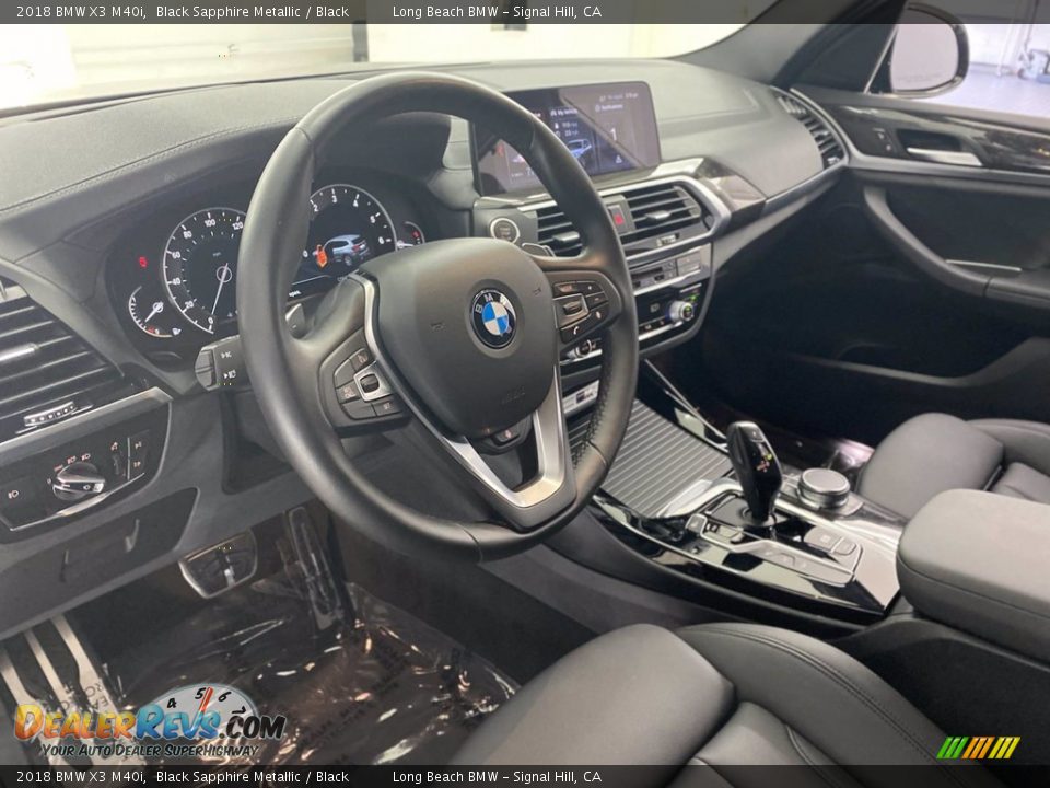 2018 BMW X3 M40i Black Sapphire Metallic / Black Photo #17