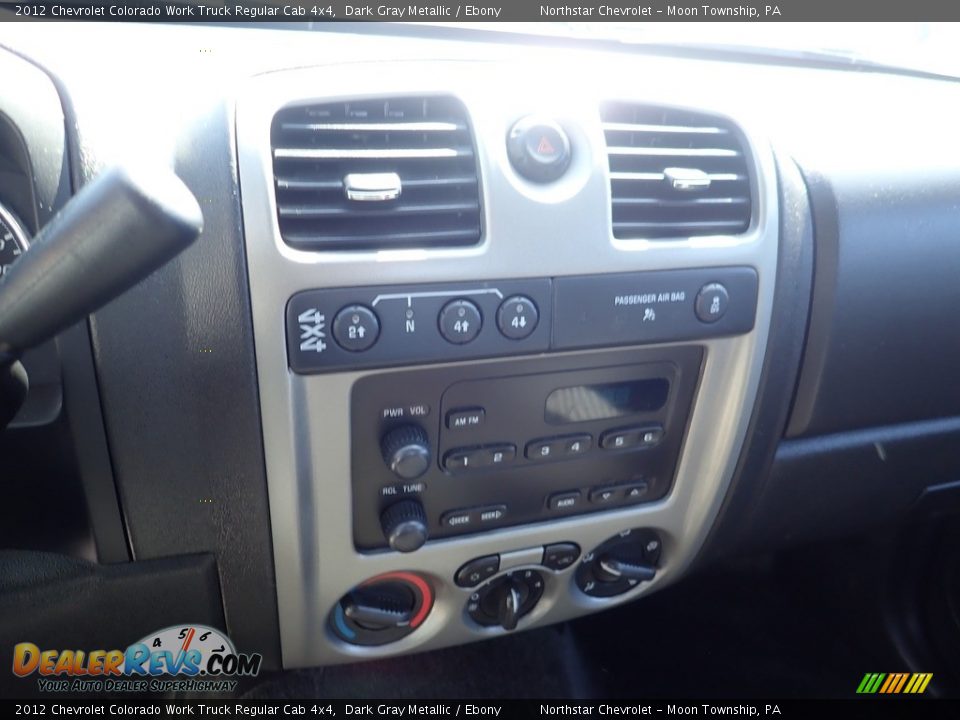 2012 Chevrolet Colorado Work Truck Regular Cab 4x4 Dark Gray Metallic / Ebony Photo #13